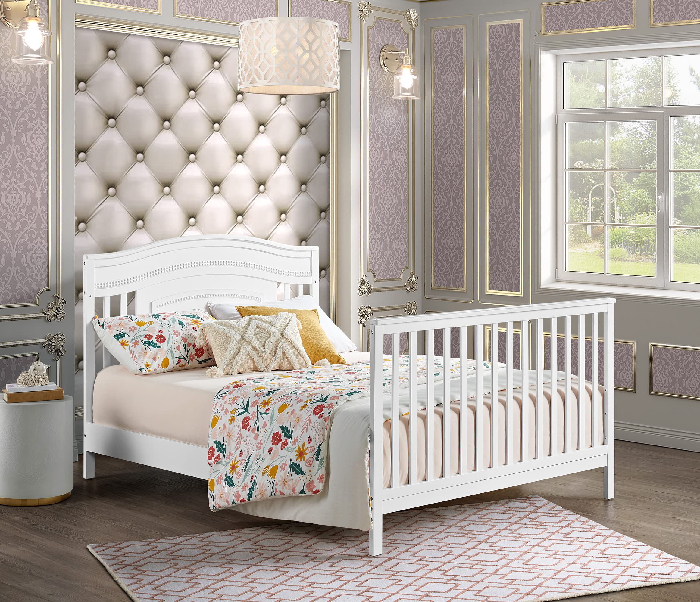 ブーリ Full Bed Conversion Kit ベット Amazon.com: Full-Size Conversion Kit Bed Rails for Heidi Klum